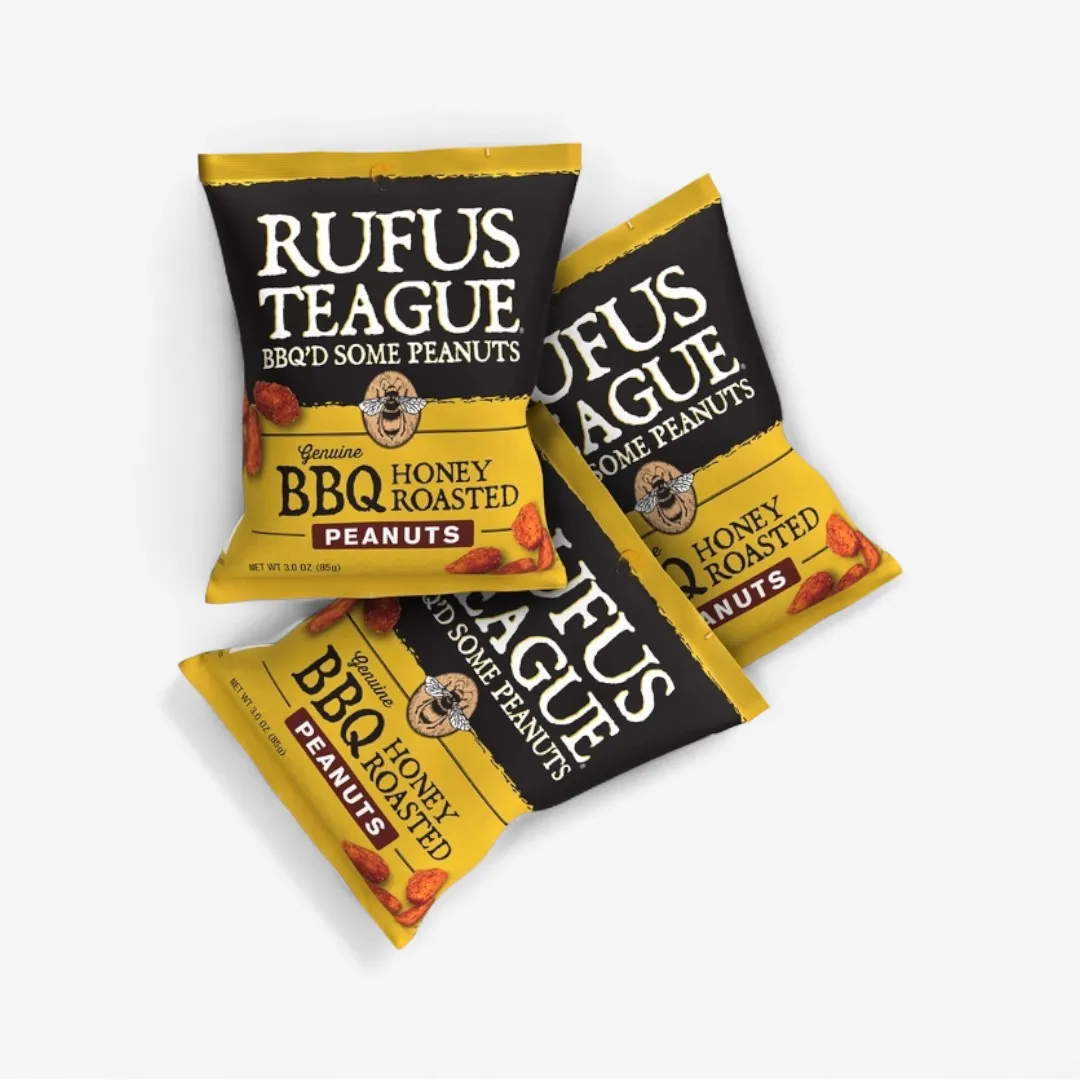 BBQ Honey Roasted Peanuts - 3oz Packets