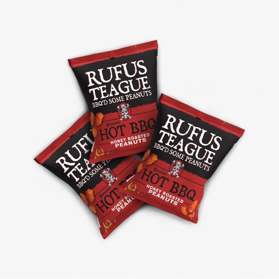 Hot BBQ Honey Roasted Peanuts - 3oz Packets