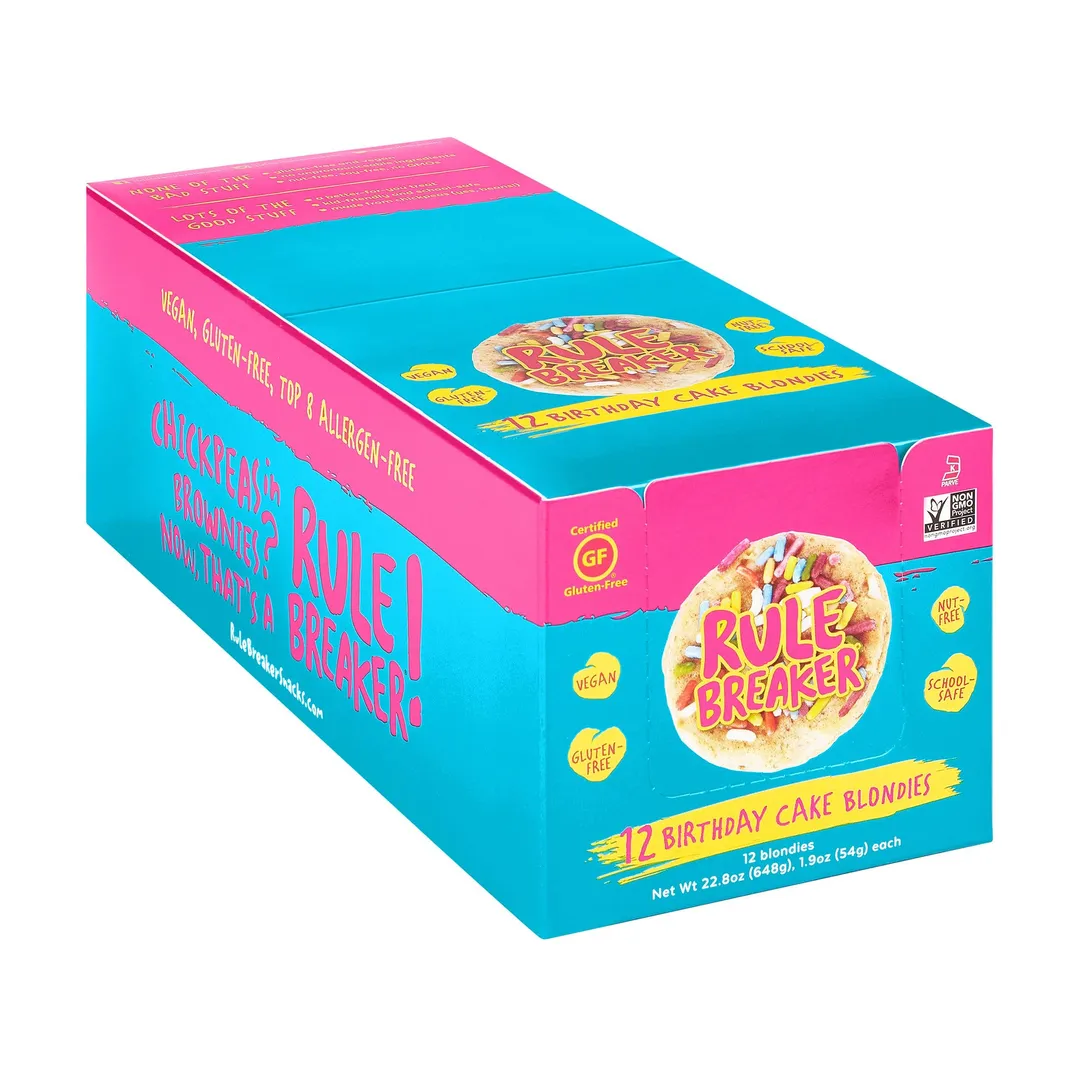 Birthday Cake Blondie | 12-Count Caddy of 1.9-oz Blondies