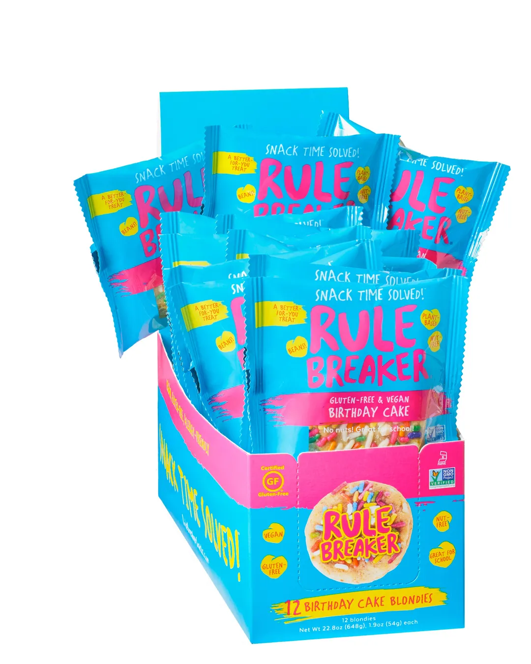 Birthday Cake Blondie | 12-Count Caddy of 1.9-oz Blondies