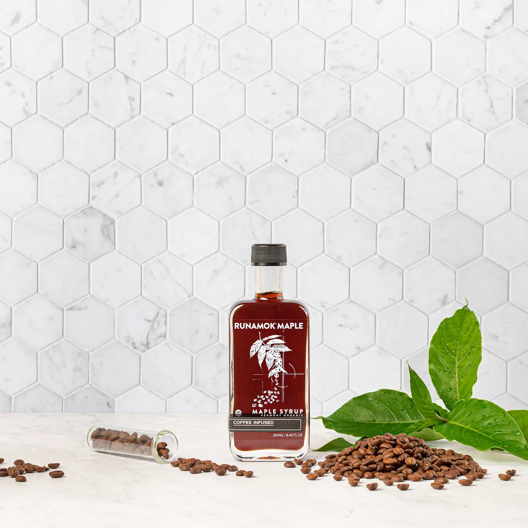 Coffee Infused Maple Syrup (250ml)