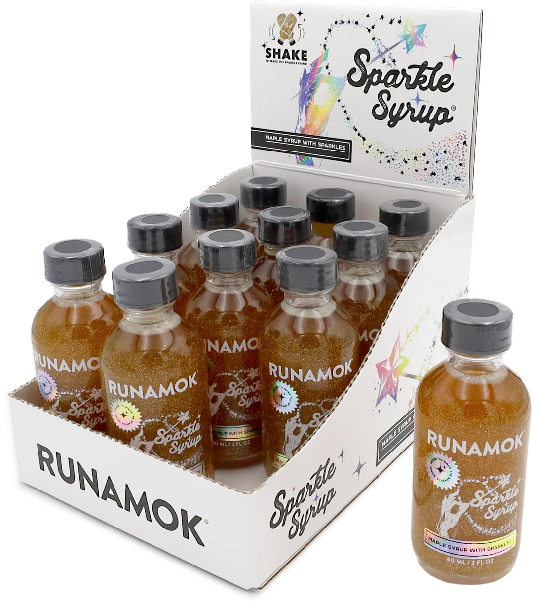 Mini Sparkle Syrup (60ml) w/ 12pk Pos Display