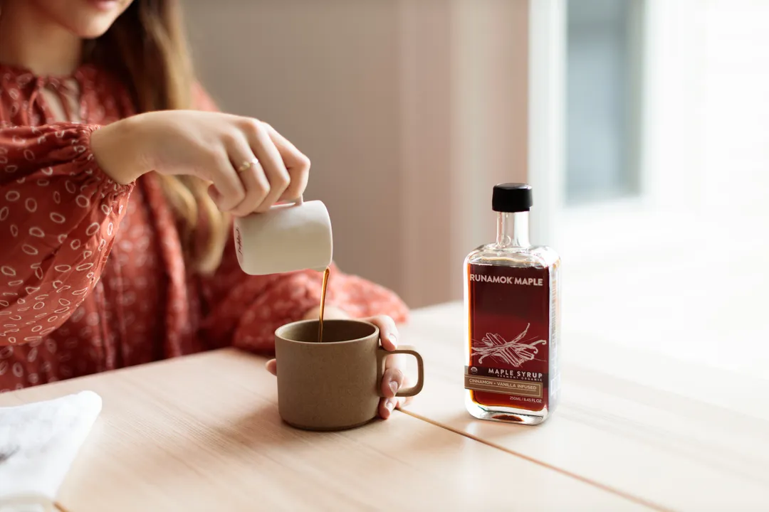 Cinnamon + Vanilla Infused Maple Syrup (250ml)