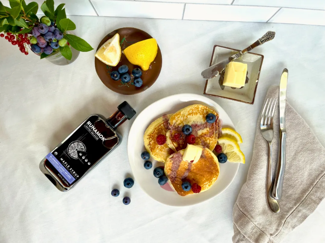 Blueberry + Lemon Infused Maple Syrup (250ml)