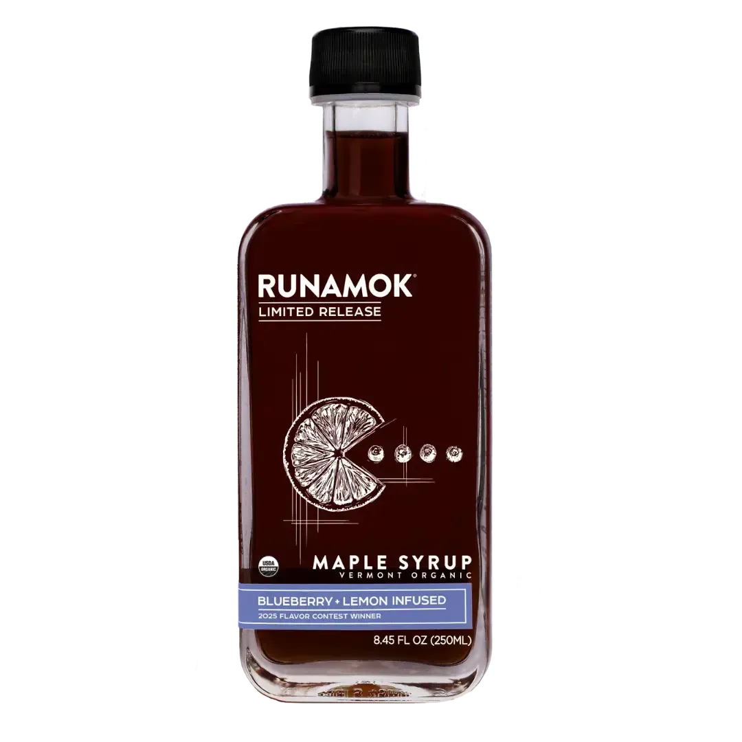 Blueberry + Lemon Infused Maple Syrup (250ml)