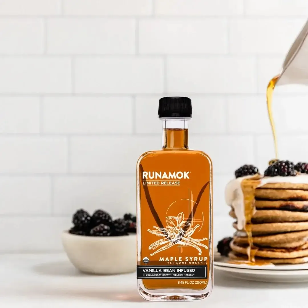 Vanilla Bean Infused Maple Syrup (250ml)