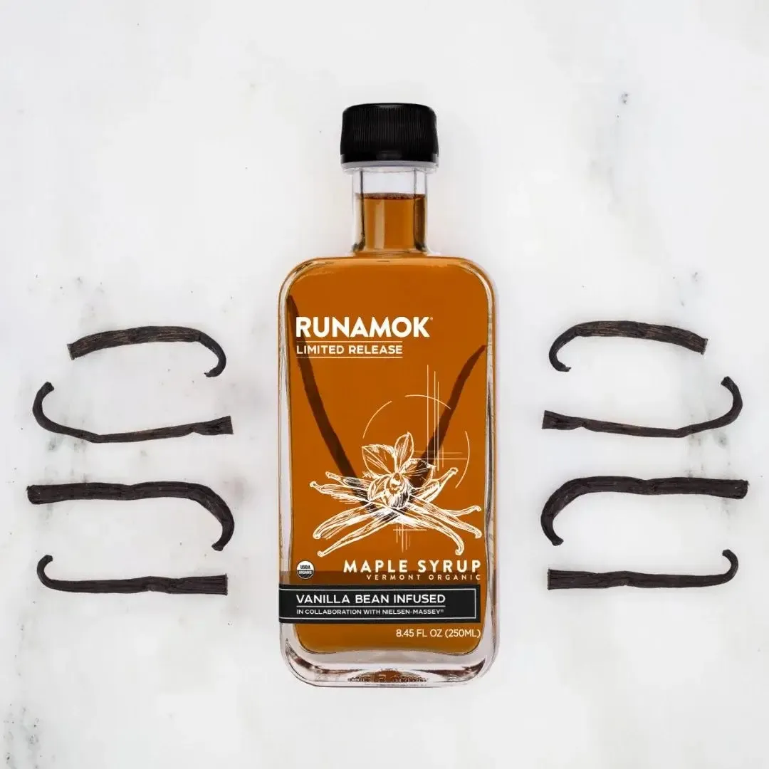 Vanilla Bean Infused Maple Syrup (250ml)