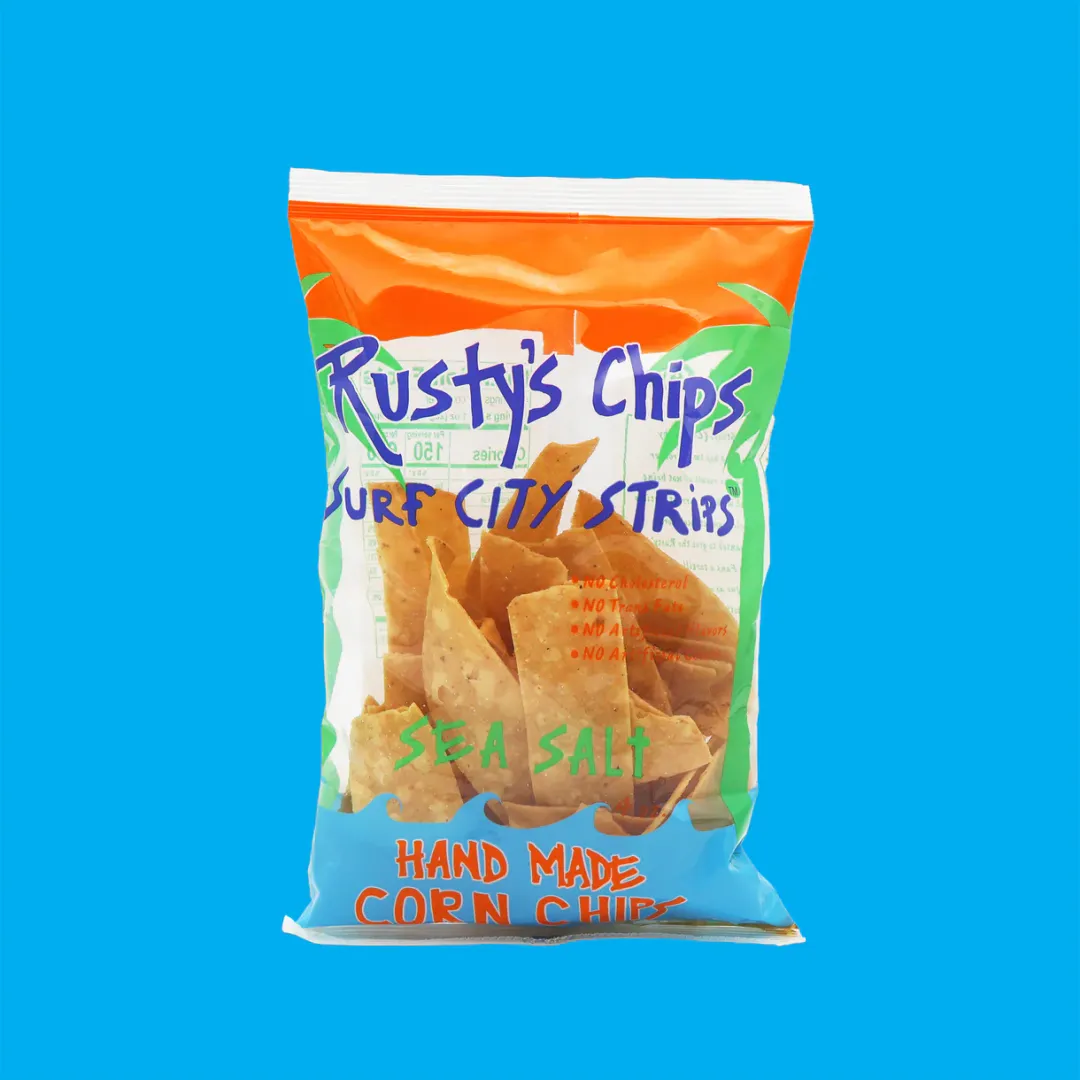 Rusty's Tortilla Crips - Sea Salt Corn (4oz - 12ct)