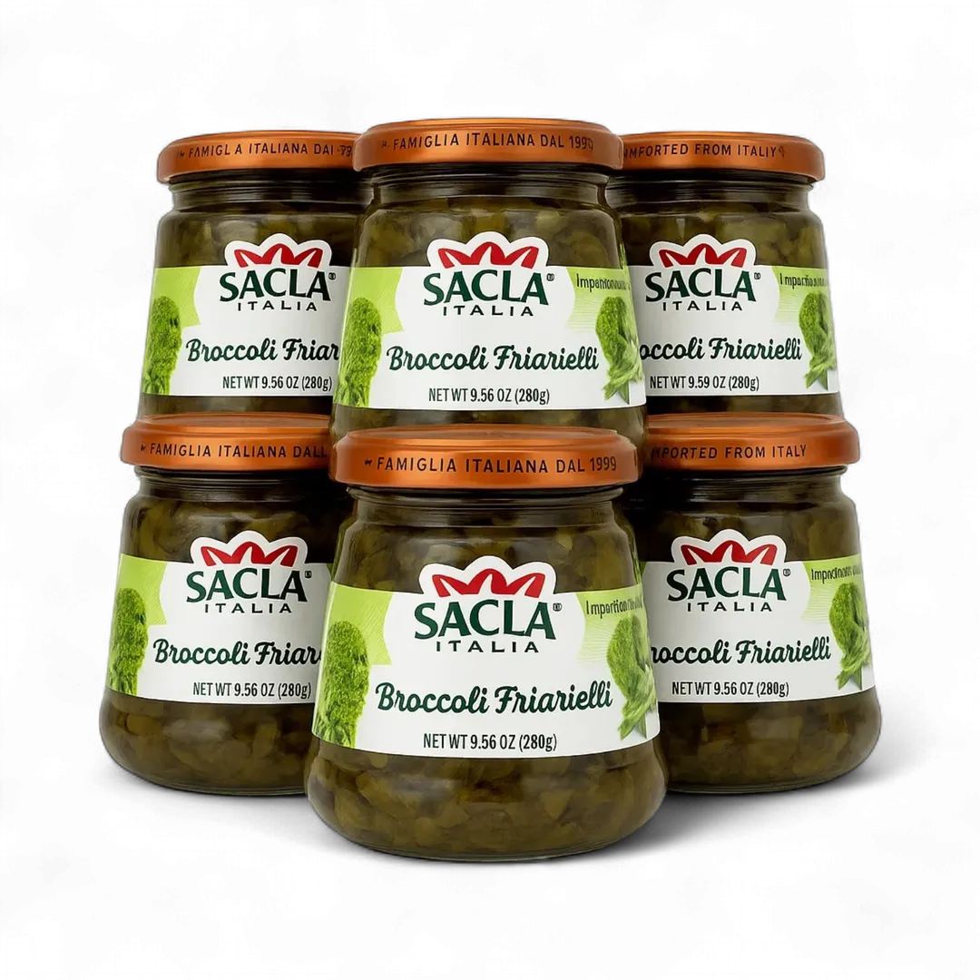 Sacla Italy Broccoli Rabe Friarielli in Oil 6x9.9oz Imported
