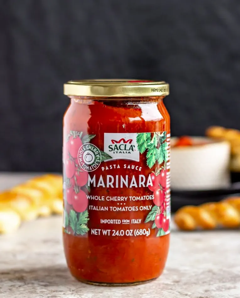 Sacla Italy Marinara Cherry Tomato Pasta Sauce 6x24oz