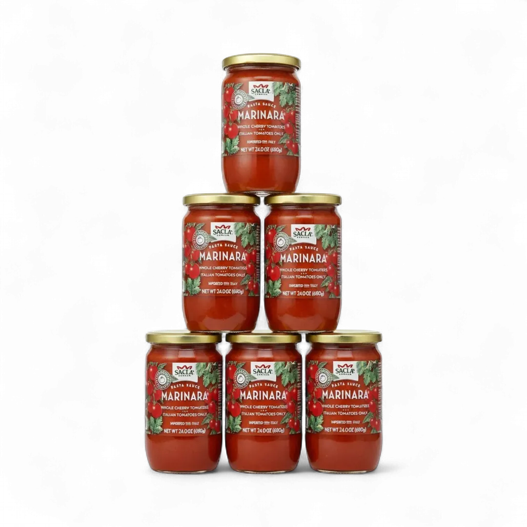 Sacla Italy Marinara Cherry Tomato Pasta Sauce 6x24oz