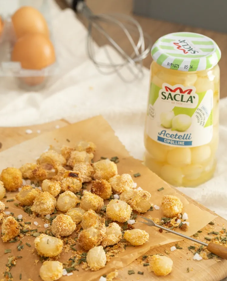 Sacla Italy Pickled Cocktail Onions in Wine Vinegar 6x10.6oz