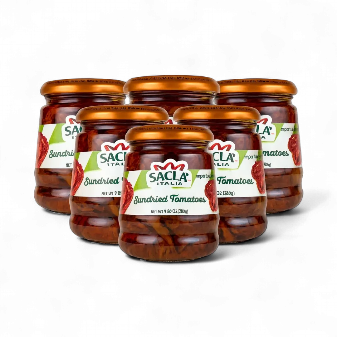 Sacla Italy Sundried Tomatoes in Oil 6x9.9oz Imported
