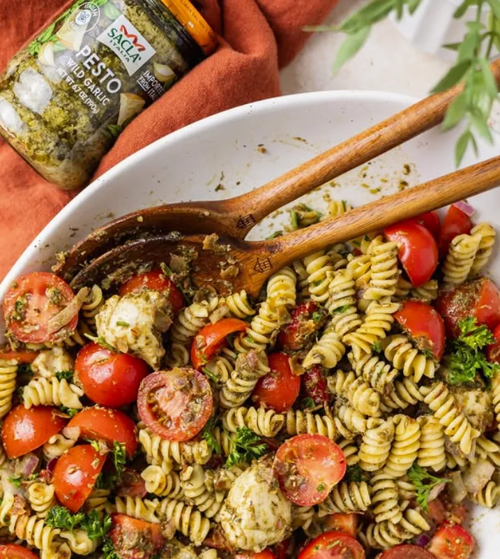 Sacla Italy Wild Garlic Basil Pesto 6x6.7o Green Pasta Sauce