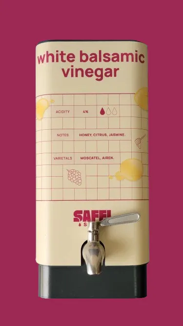 Saffi Saana Branded 5L Bulk Dispensers - Full Set of 8 W/ 8 Taps