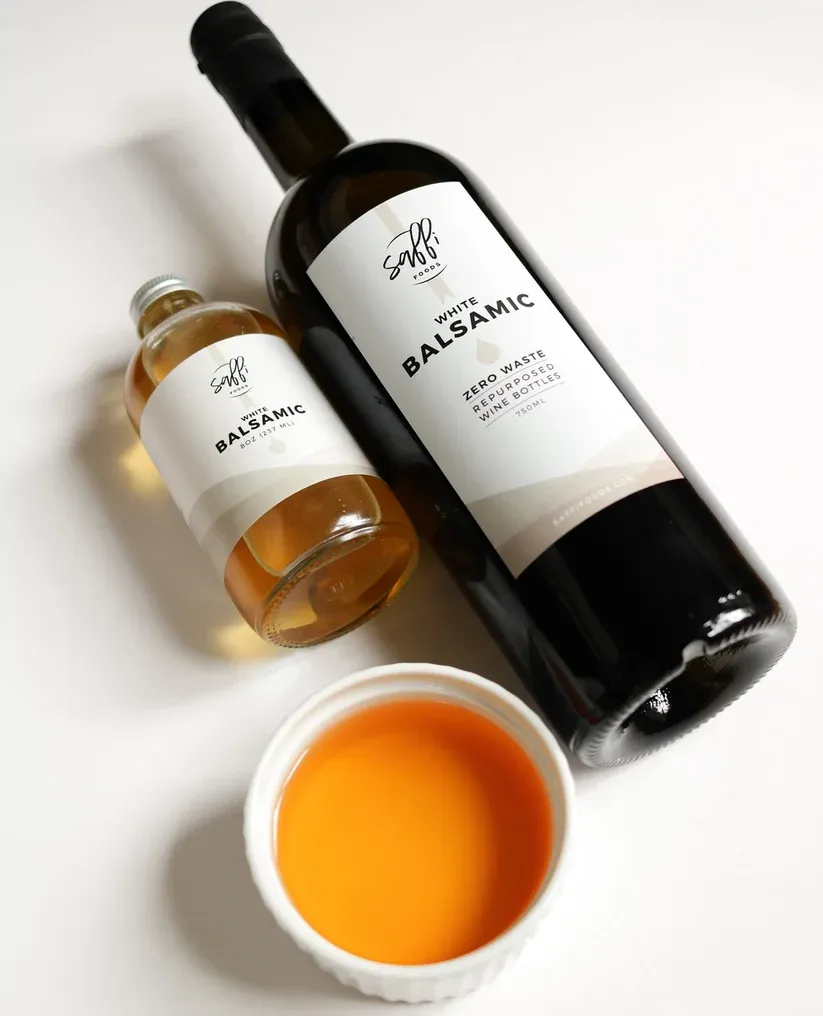 ZERO WASTE 750ml White Balsamic Vinegar (SINGLE BOTTLE)