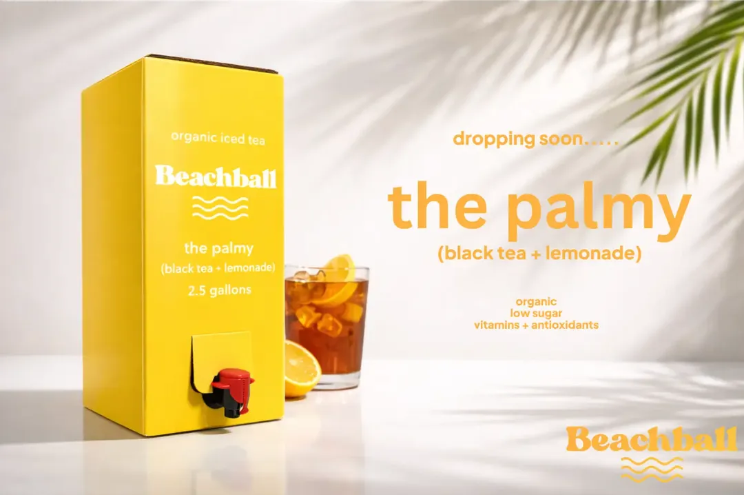 "Beachball" Organic Iced Tea - Black Tea & Lemonade (2.5 GAL) 