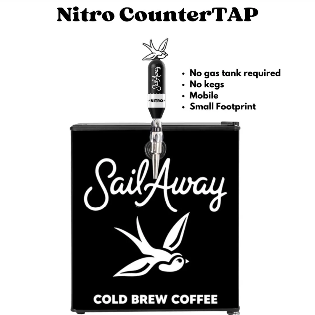 Nitro Cold Brew Coffee Counter Dispenser Machine