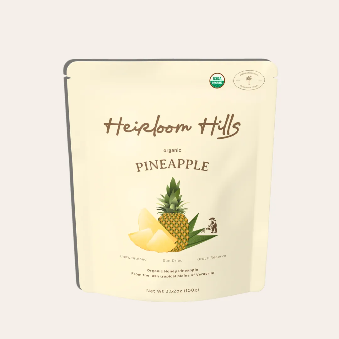 Organic Dried Pineapple 