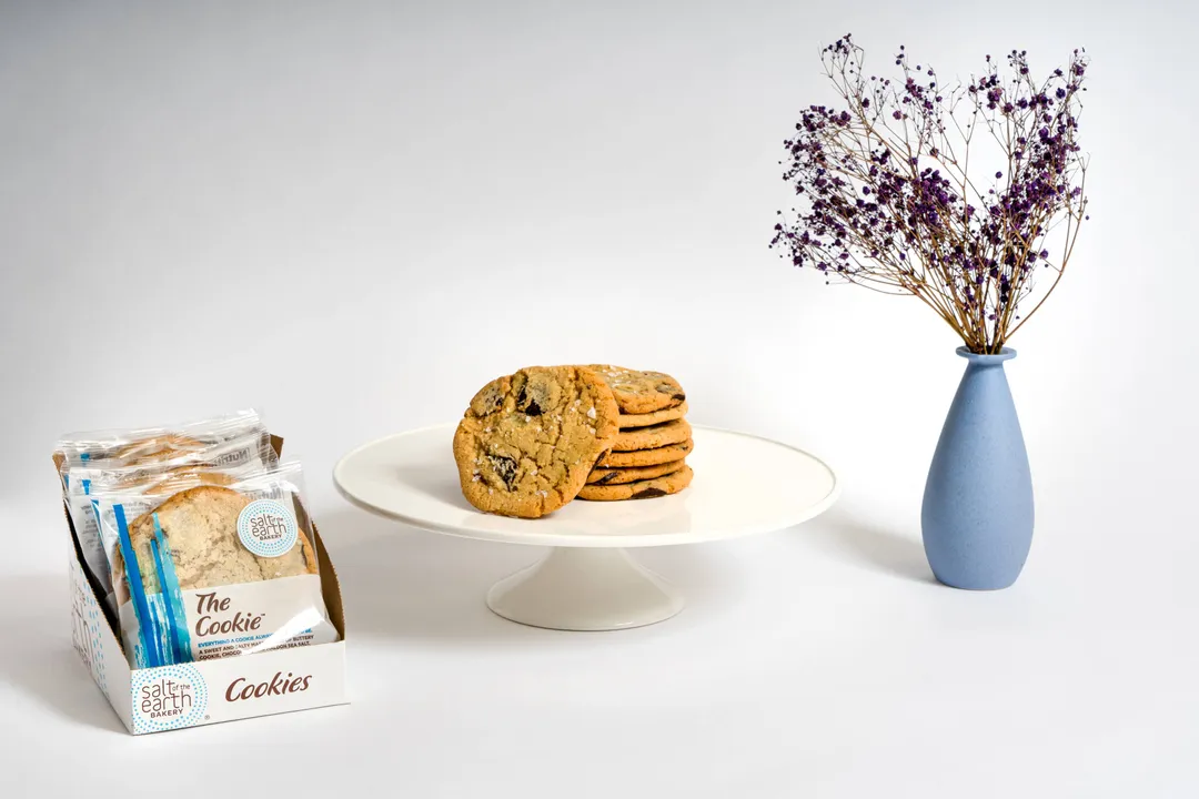 Chocolate Chip Cookies Finished with Sea Salt 4 oz – 2 Pack