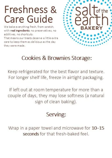 Chocolate Cookie with Cherries & Sea Salt 4 oz – 2 Pack