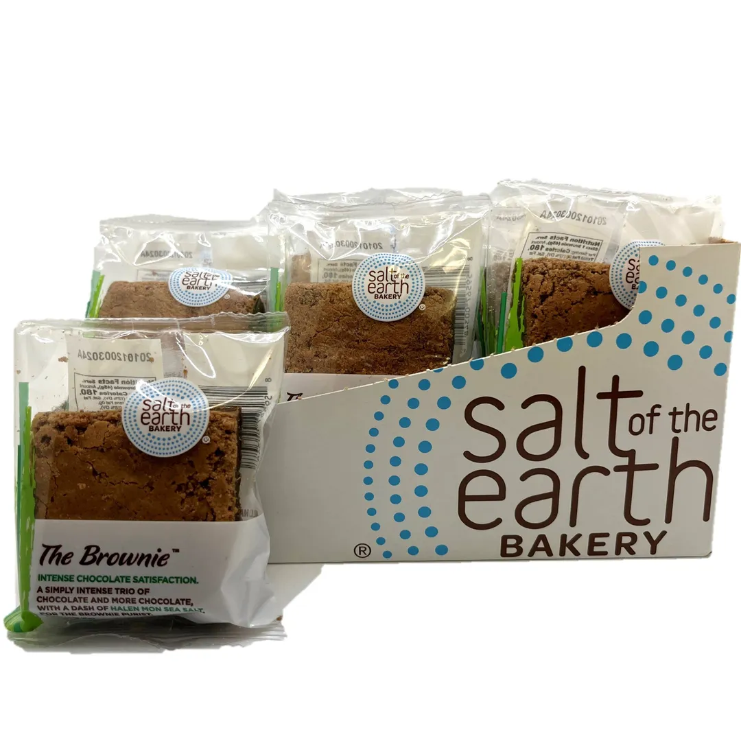Fudgy Chocolate Brownie Finished with Sea Salt 2.5 oz – 1 Pk