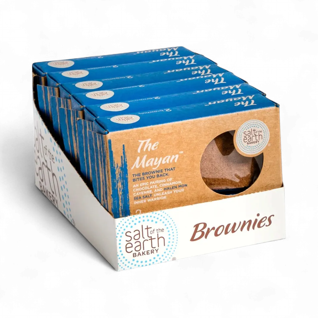 Sweet Heat Chocolate Brownies with Sea Salt 6.4 oz – 2 Pack