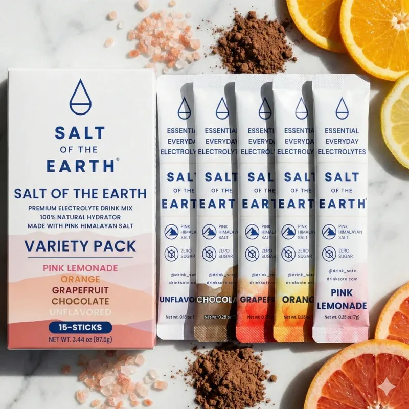 Salt of the Earth 15-Stick Electrolyte Variety Pack | 5 Flavors
