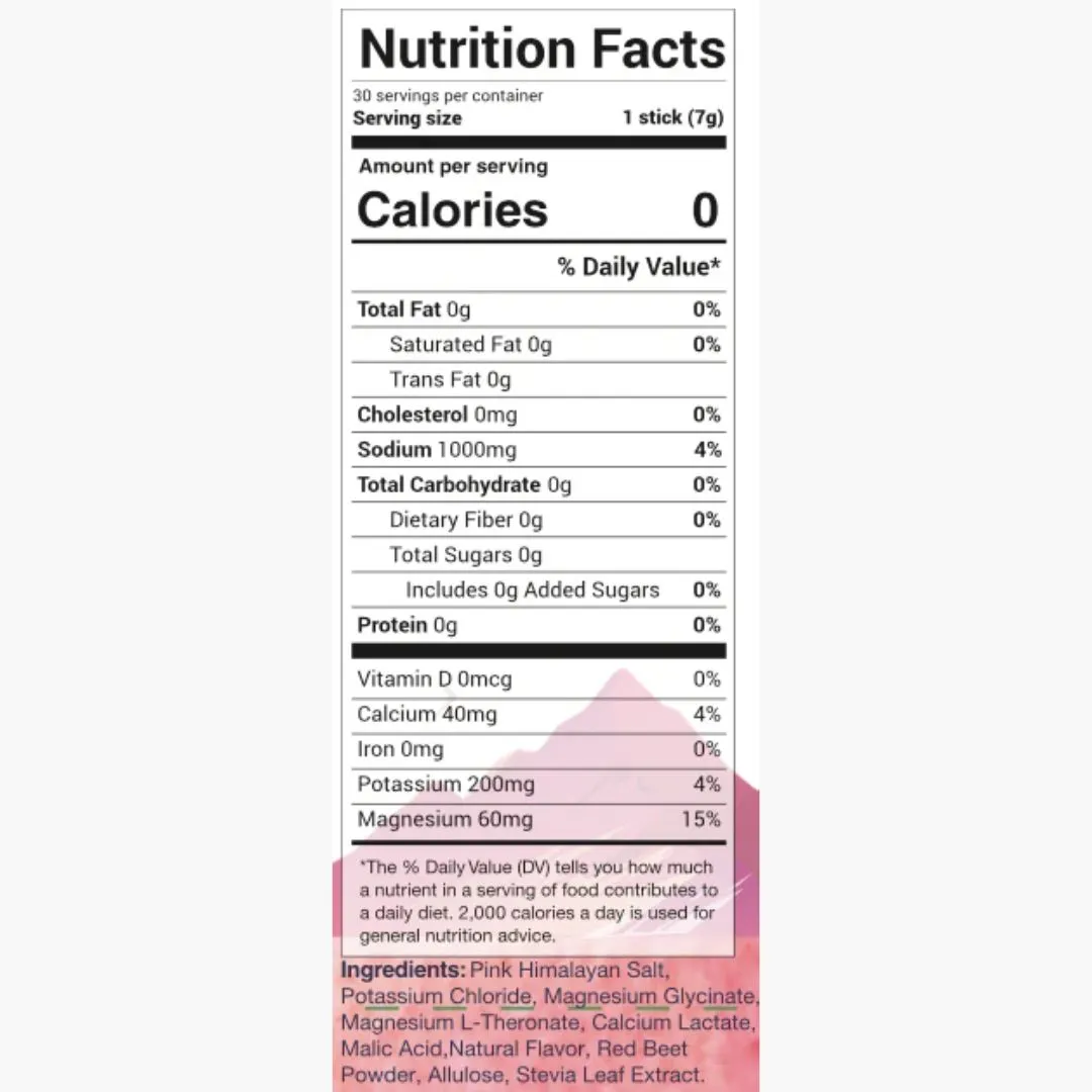 Salt of the Earth Premium Electrolyte Mix | Pink Lemonade | 12-stick box