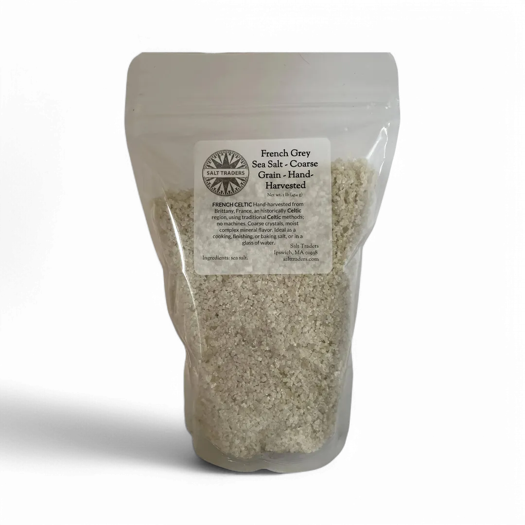 1 lb French Grey Sea Salt Coarse Grain Celtic