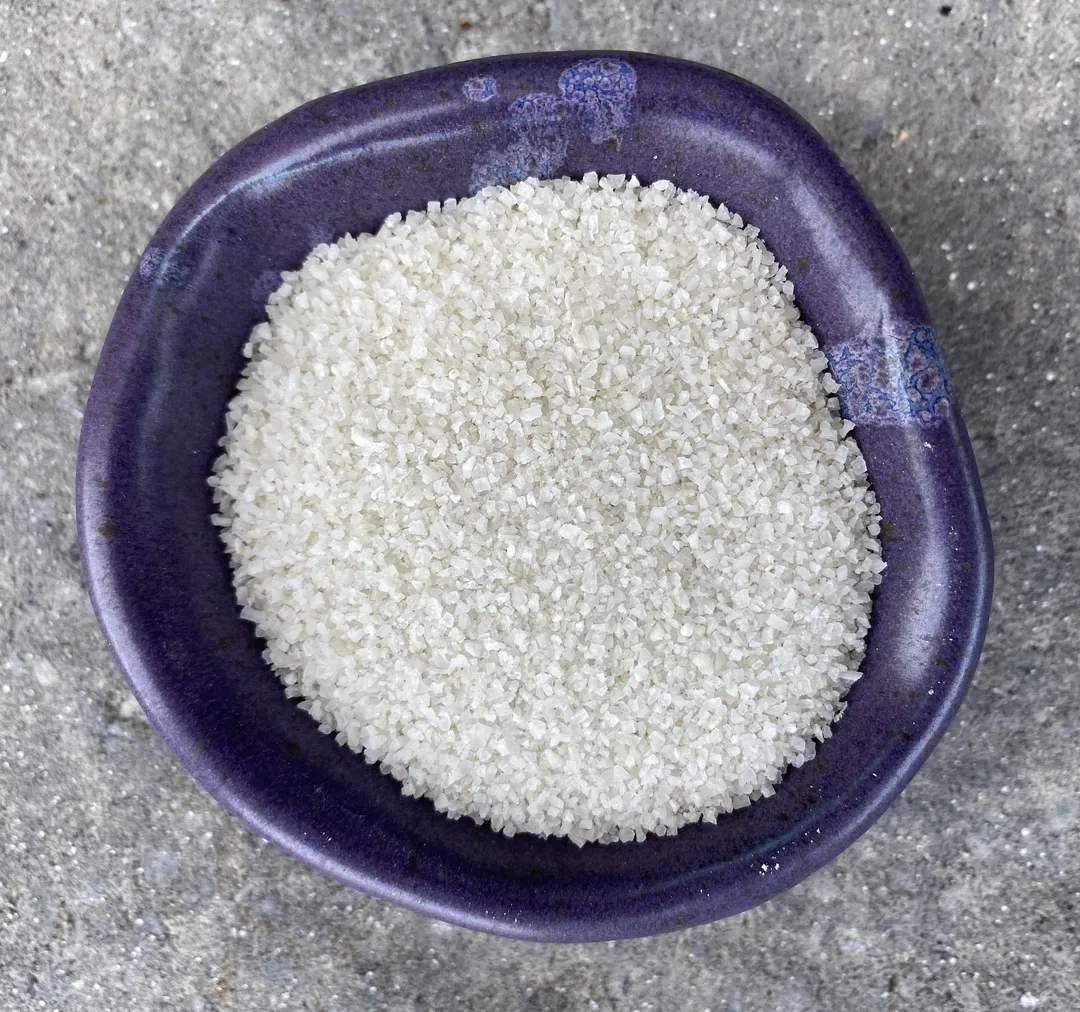 French Grey Sea Salt Fine Grain Celtic - 4 oz. Glass Jar