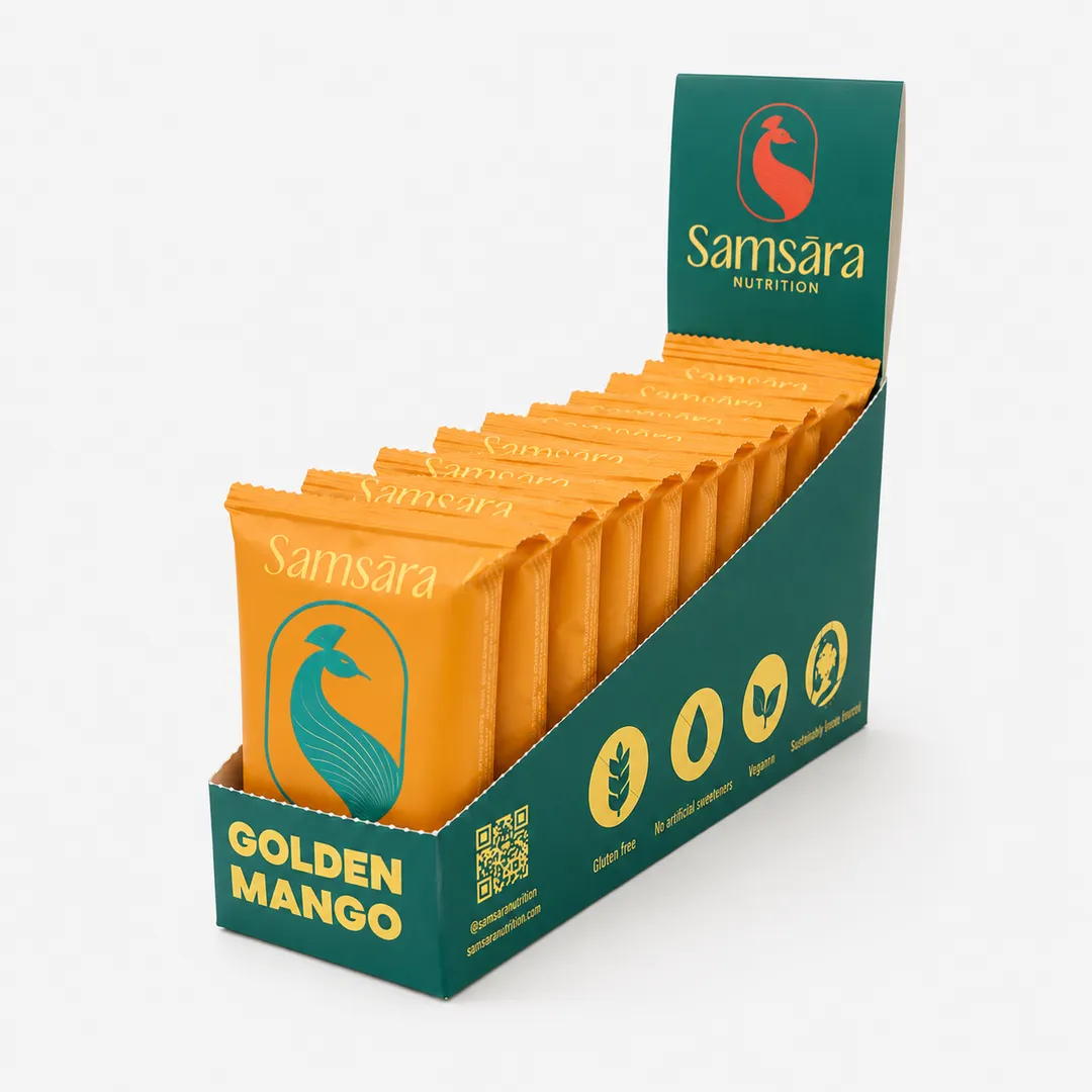 Golden Mango Indian-inspired protein bar