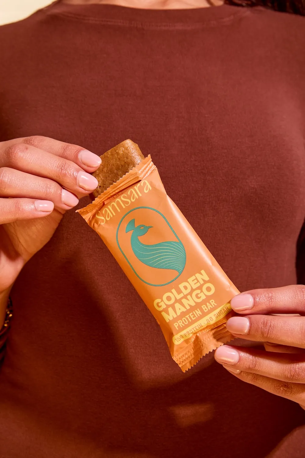 Golden Mango Indian-inspired protein bar