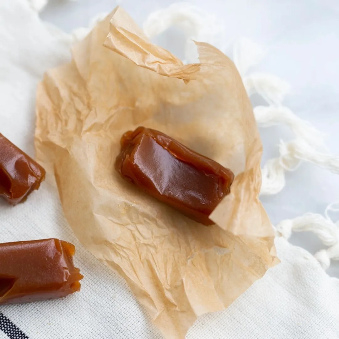 Salted Honey Caramels