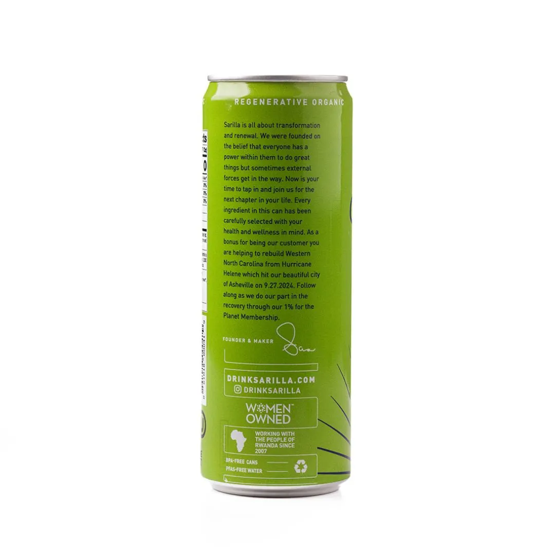Chamomile Lime Adaptogen Spritzer, case of 12 x 12 fl oz cans