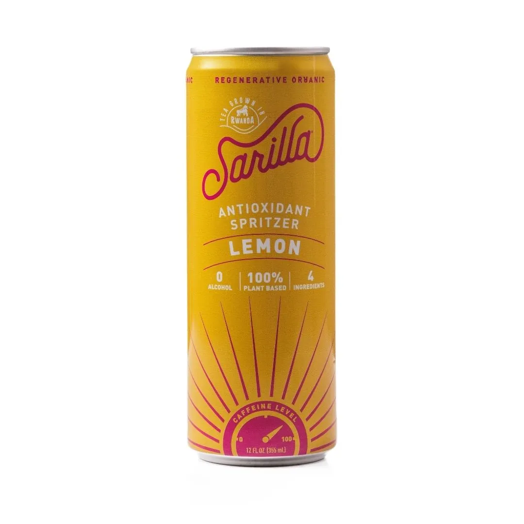 Lemon Black Tea Antioxidant Spritzer, case of 12 x 12 fl oz cans