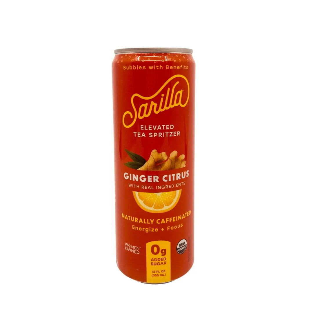 Ginger Citrus, Caffeine, case of 12 x 12 fl oz cans