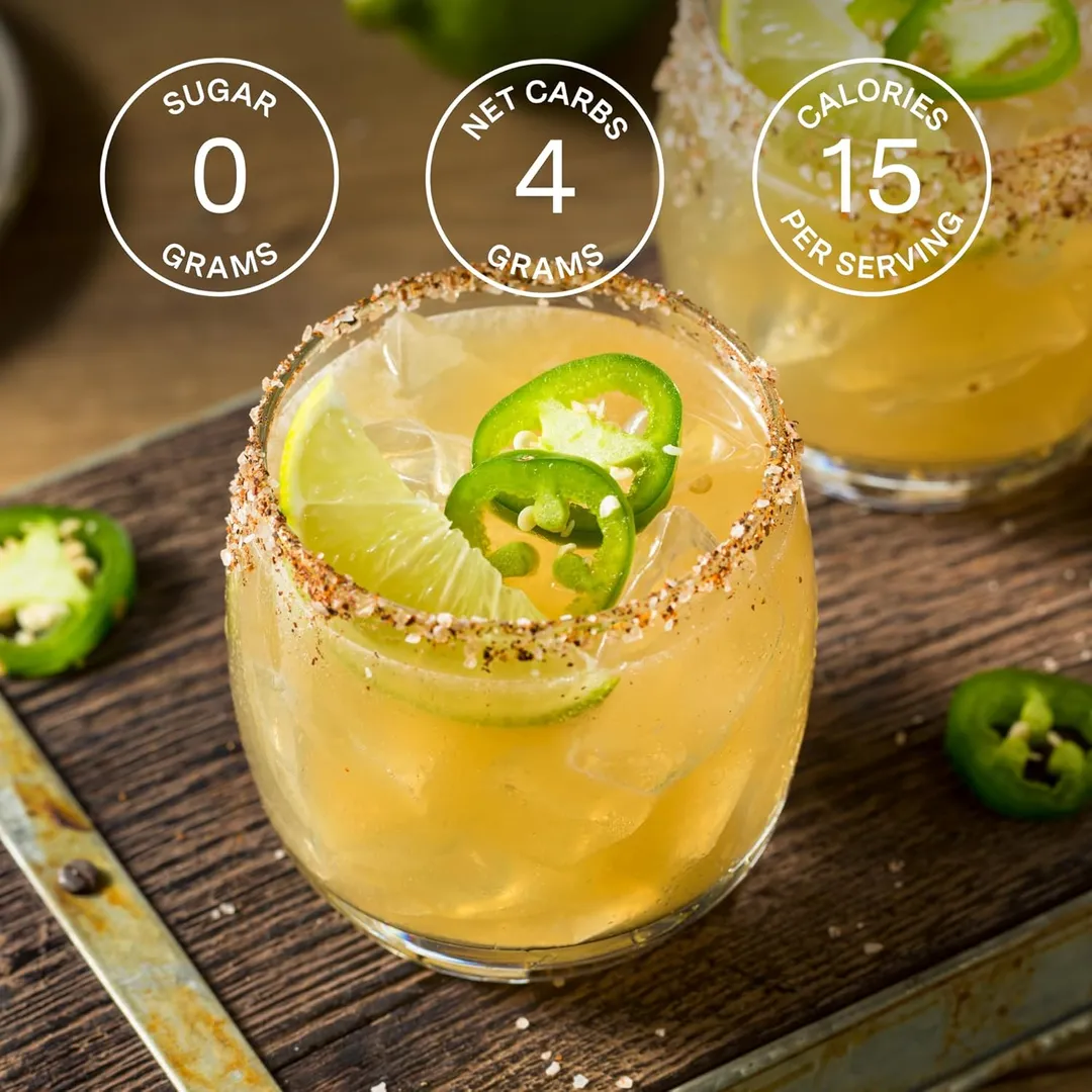 Skinny Spicy Margarita Craft Mocktail Sticks (8 sticks per pouch)