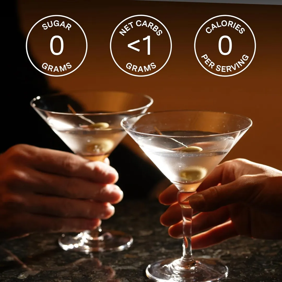 Dirty Martini Craft Mocktail Sticks (8 sticks per pouch)