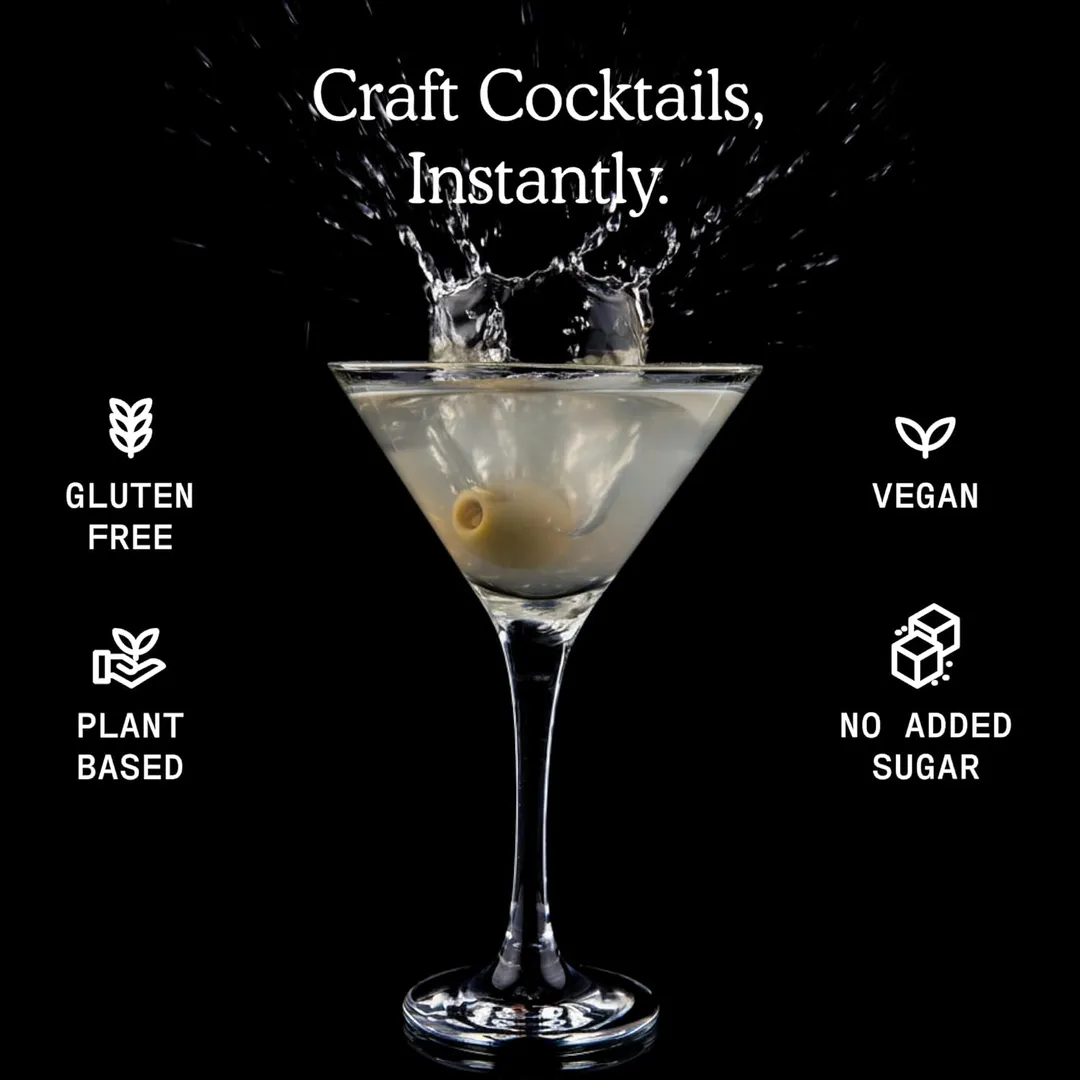 Dirty Martini Craft Mocktail Sticks (8 sticks per pouch)