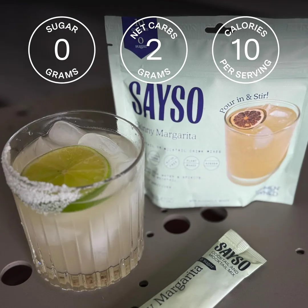 Skinny Margarita Craft Mocktail Sticks (8 sticks per pouch)