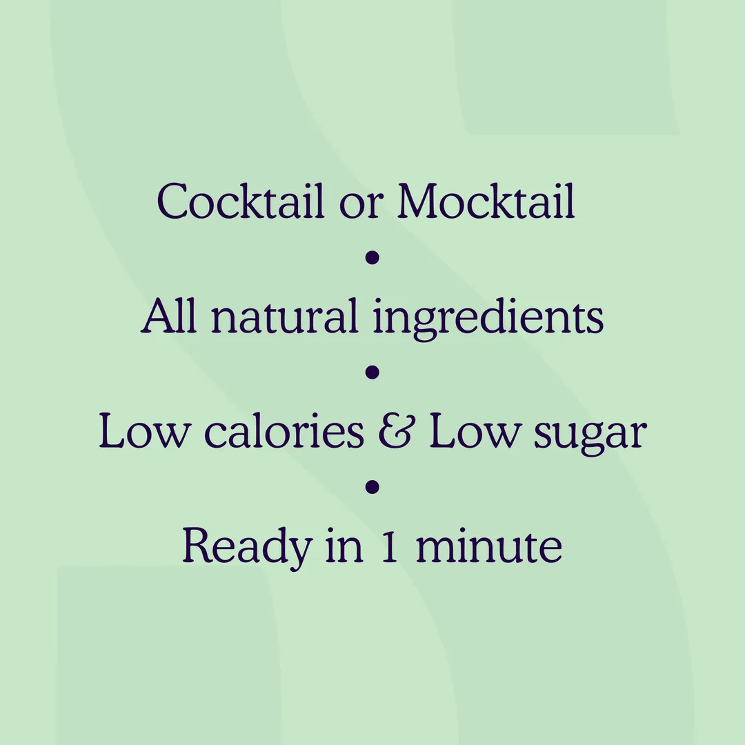 Skinny Margarita Craft Mocktail Sticks (8 sticks per pouch)