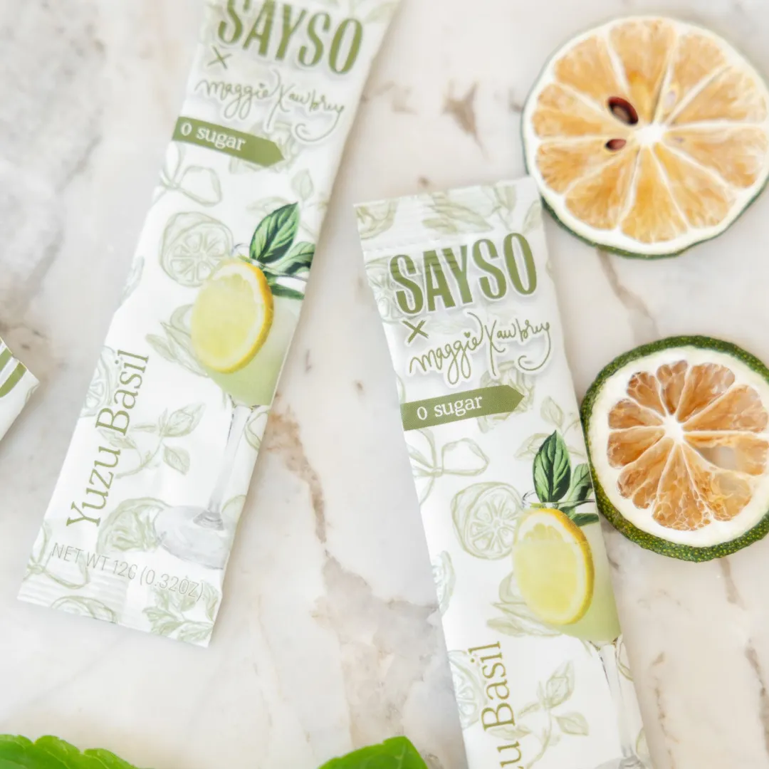 Yuzu Basil Craft Mocktail Sticks (8 sticks per pouch)