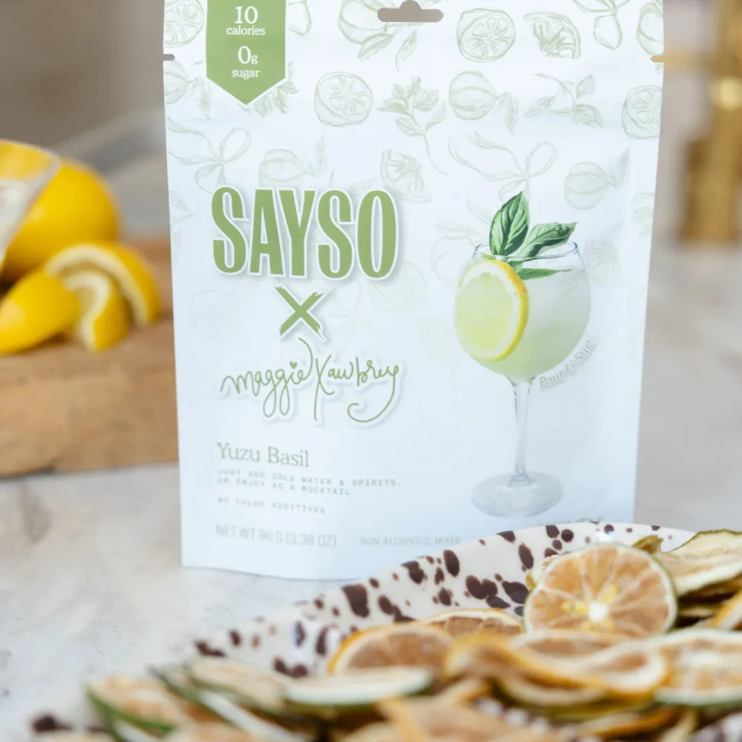 Yuzu Basil Craft Mocktail Sticks (8 sticks per pouch)