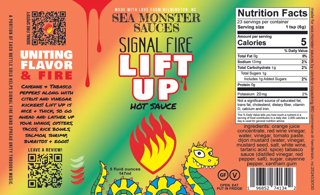 Signal Fire Lift Up Hot Sauce