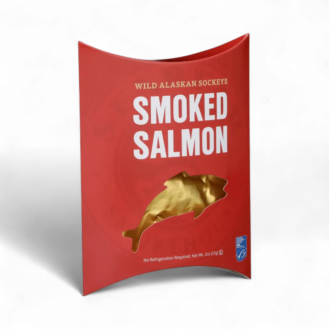 Smoked Sockeye Salmon 2oz Pillow Pack