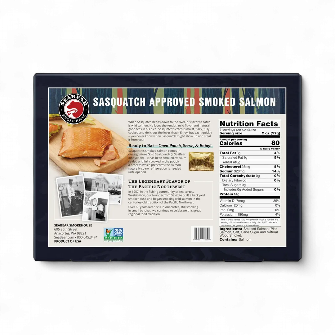 Sasquatch Approved Wild Smoked Salmon