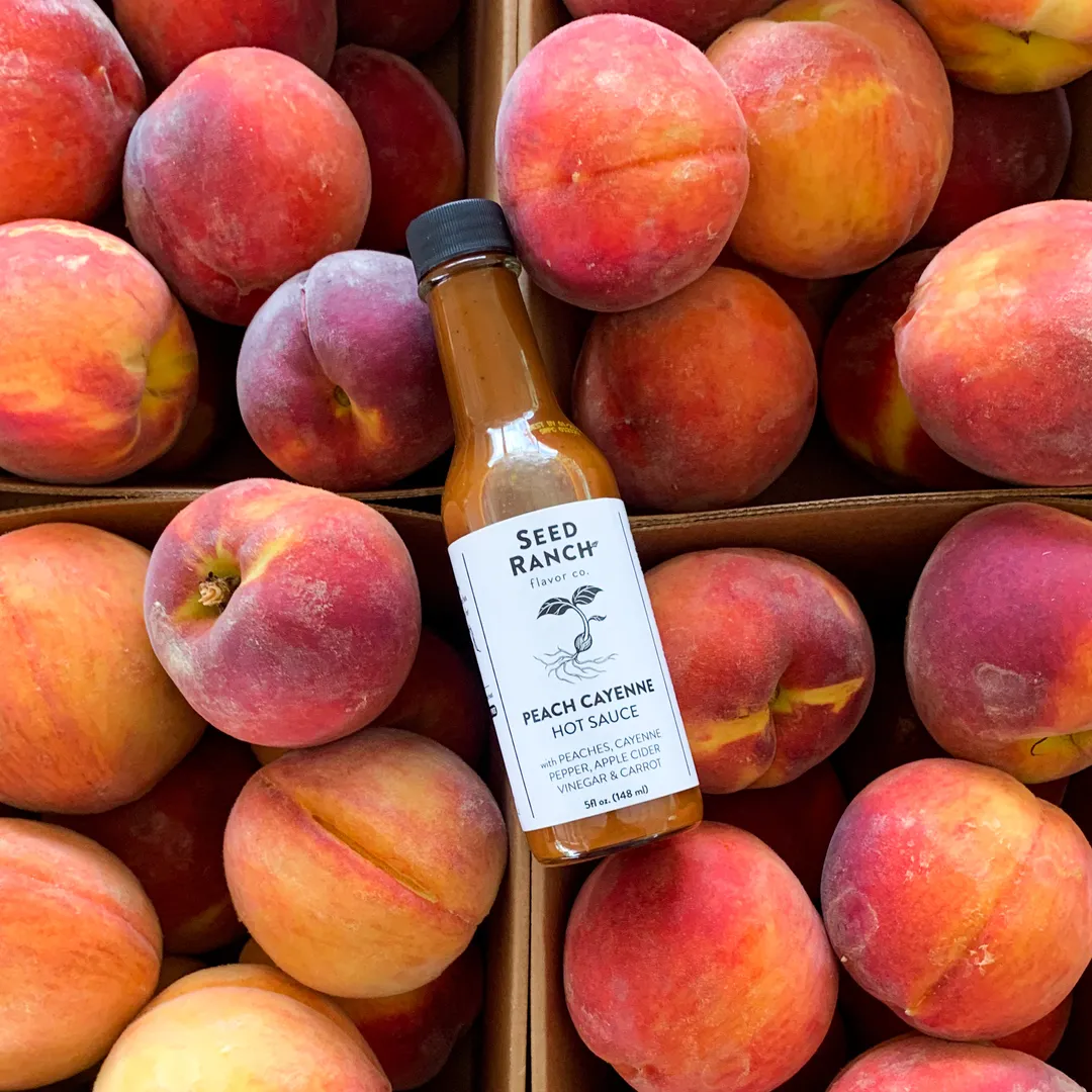 Peach Cayenne Hot Sauce | Medium Heat | 5 oz