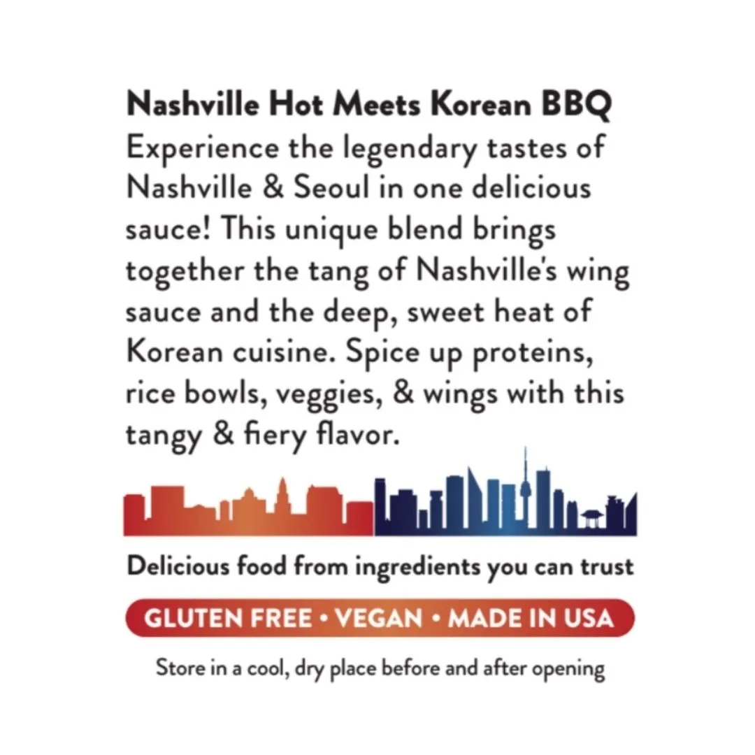 Korean Gochujang Hot Sauce | NashSeoul | 5 oz