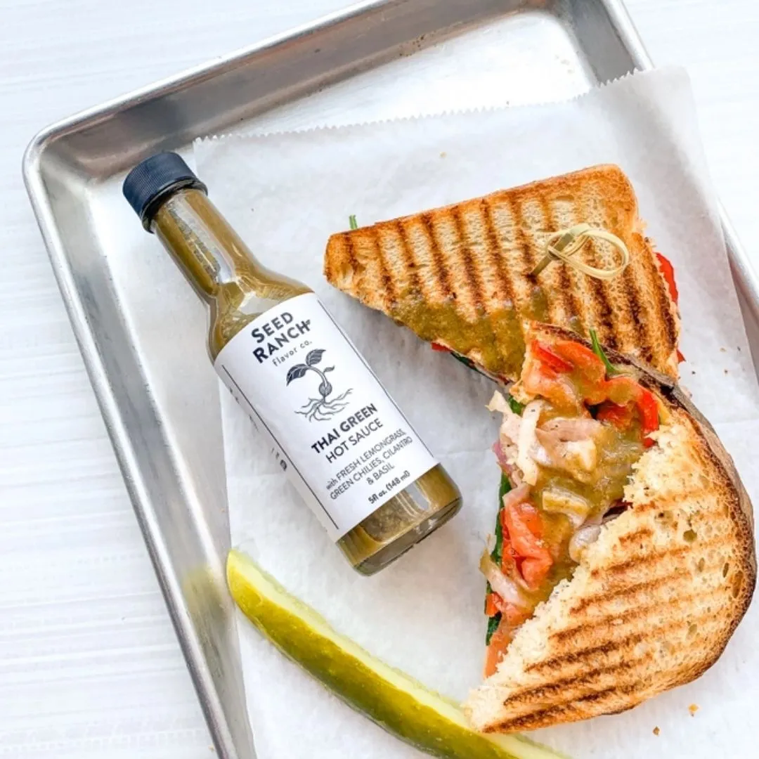 Lemongrass Serrano Hot Sauce | Thai Green | Mild | 5 oz